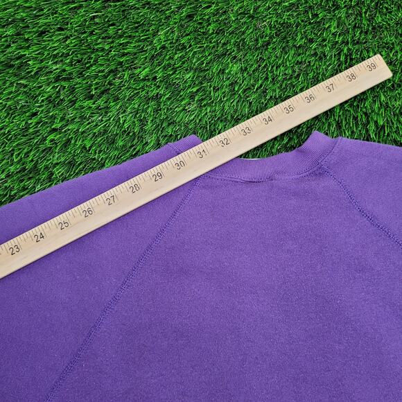 Vintage 80s Chocolate Sweatshirt Women Large 21x24 Baggy USA - Picture 4 of 14